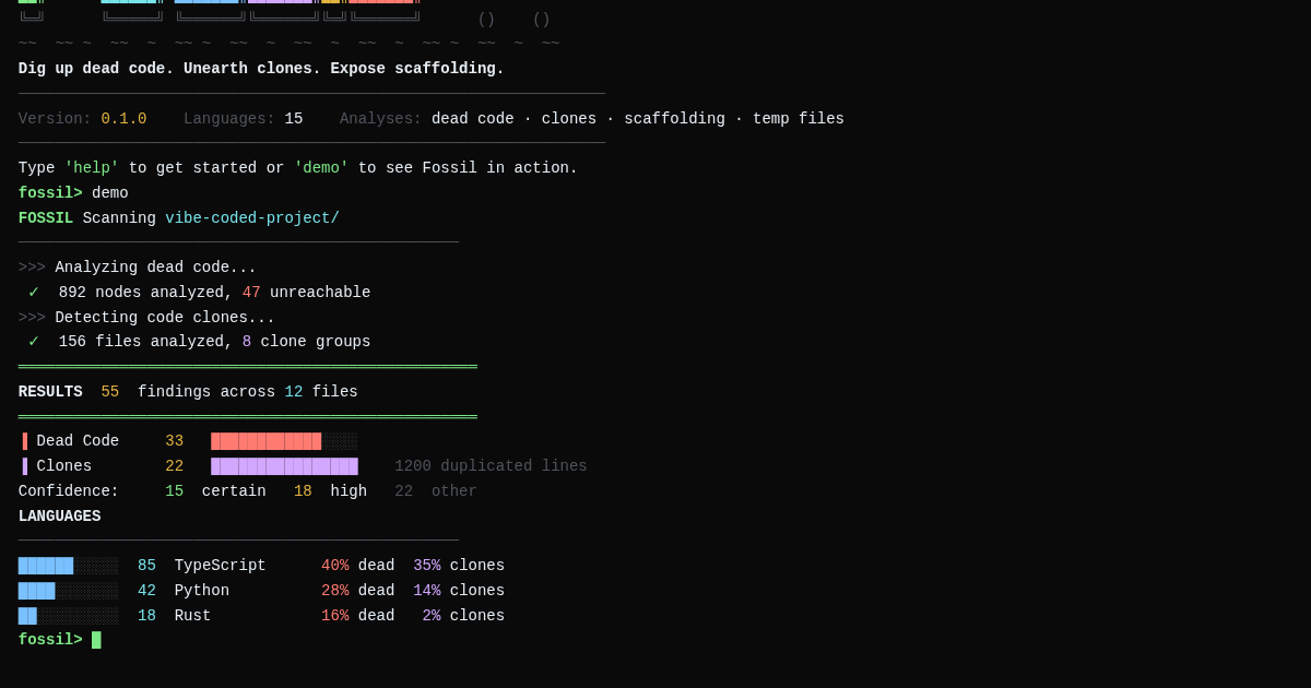 Fossil MCP — Rust-Powered Static Analysis for AI-Generated Code